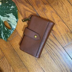 Fossil Brown Leather Lainie Wallet